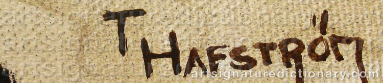 Signature by Thomas HAFSTRÖM