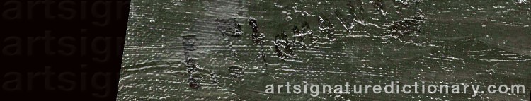 Authentic signature by Eugen STANOWSKY on Painting/Watercolour artwork