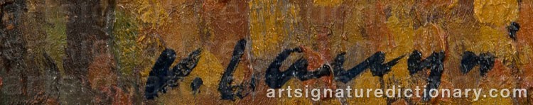 Signature by Vilho LAMPI