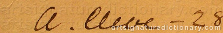 Signature by Agnes CLEVE