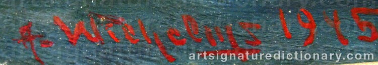 Signature by Alexander WILHELMS