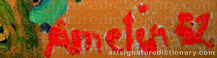 Signature by Albin AMELIN
