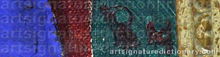 Signature by Bror HJORTH