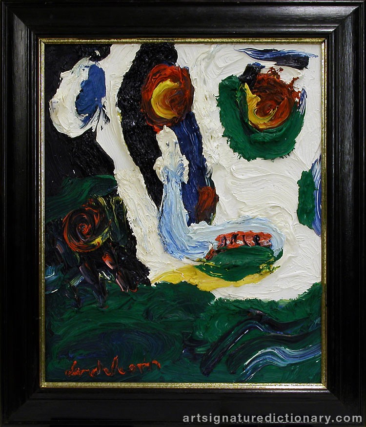 Close-up details showing Bengt LINDSTRÖM signature forgery characteristics