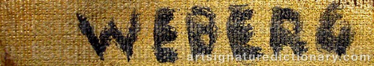 Signature by Wille WEBERG