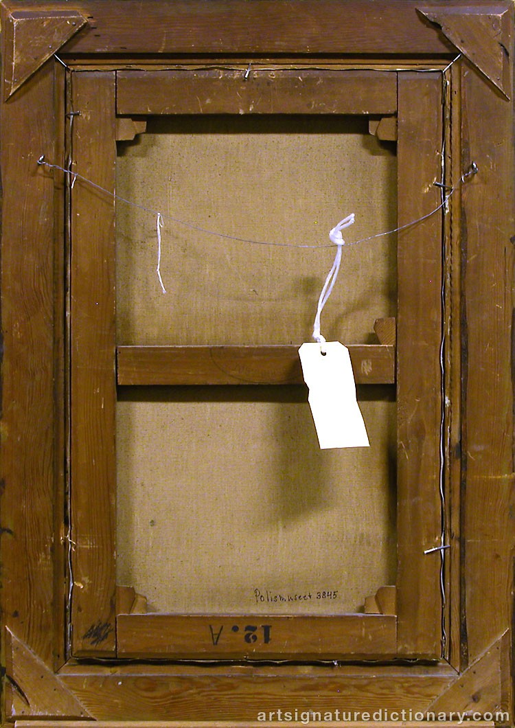 Close-up details showing Henri De TOULOUSE-LAUTREC signature forgery characteristics