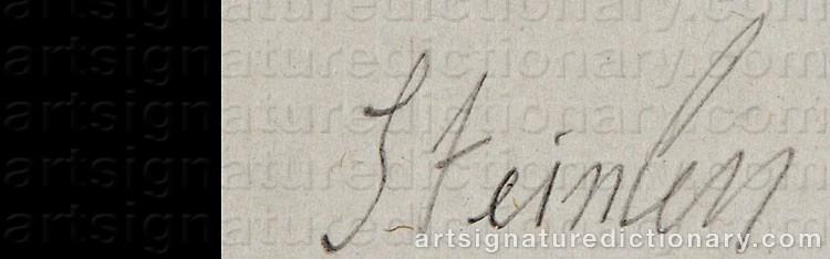 Signature by Théophile Alexandre STEINLEN