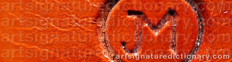 Authentic signature by Janne MARTTIINI on  artwork