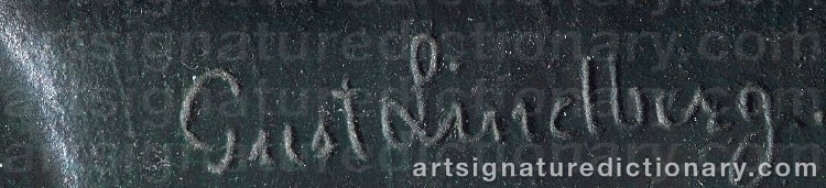 Signature by Gusten LINDBERG