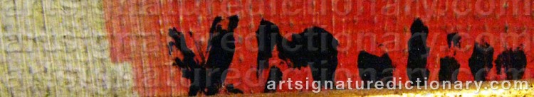 Signature by Verner MOLIN