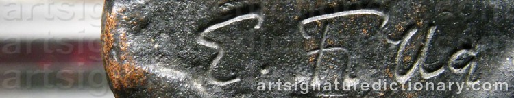 Signature by Emil FILLA