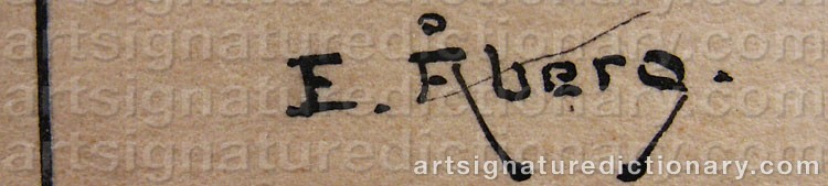 Authentic signature by Henrik ‘Enriquo’ ÅBERG on  artwork