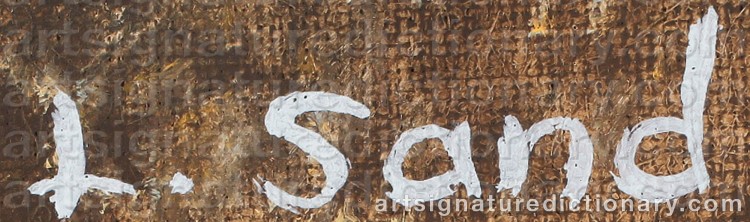 Signature by Lennart SAND