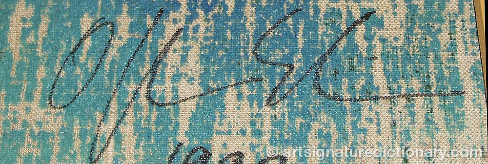 Authentic signature by Olafur ELIASSON on  artwork