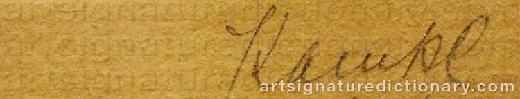 Signature by Ivar KAMKE