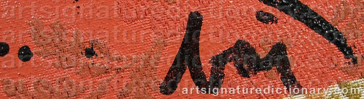 Signature by Enrico BAJ