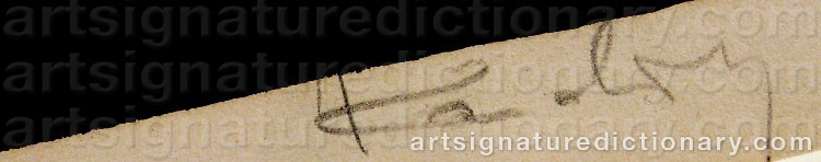 Signature by Wassily KANDINSKY