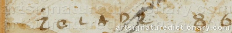 Signature by Stanislaw ZOLADZ