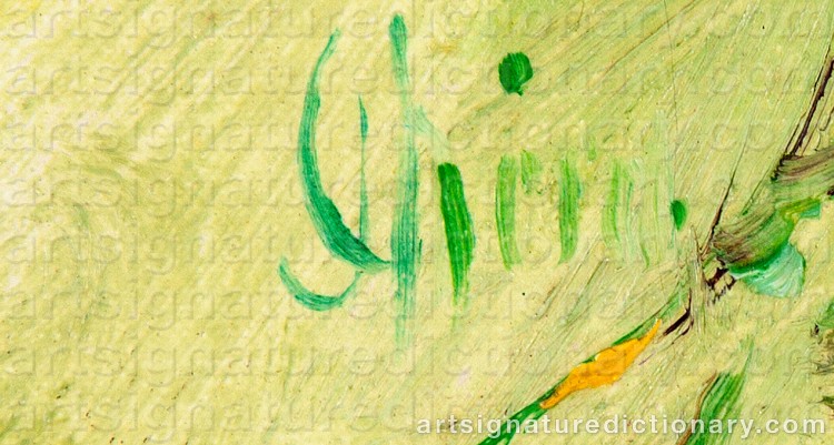 Signature by Jules CHERET