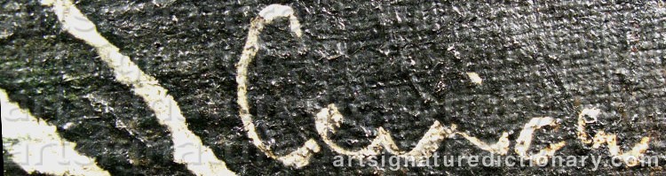 Signature by Alfred LENICA