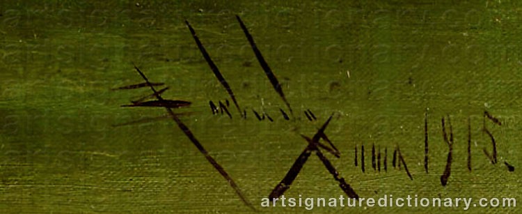 Authentic signature by Salvador SANCHEZ BARBUDO on  artwork