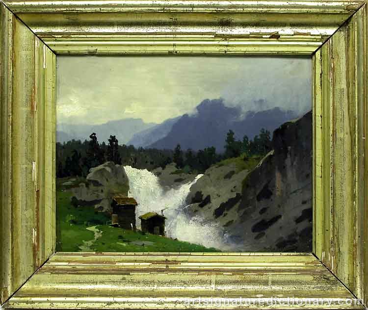 Close-up details showing Morten MÜLLER signature forgery characteristics