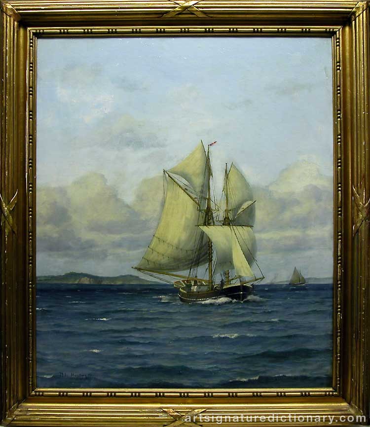 Close-up details showing Nils HANSTEEN signature forgery characteristics