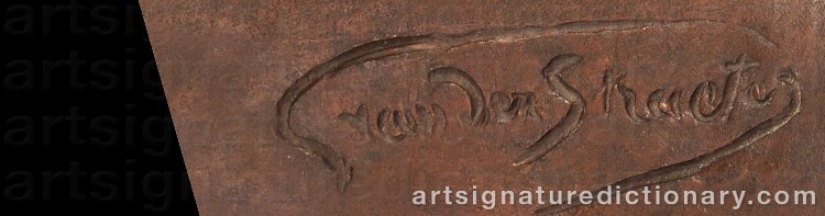 Signature by Georges Van STRAETEN