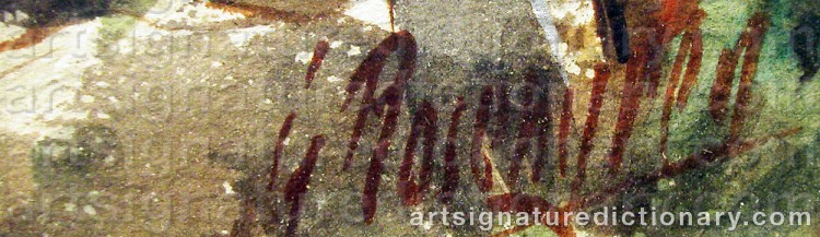 Signature by Jean ROSENGREN
