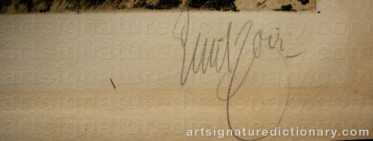 Signature by Emil ZOIR