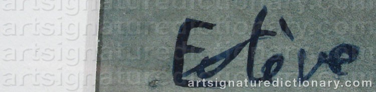Signature by Maurice ESTEVE