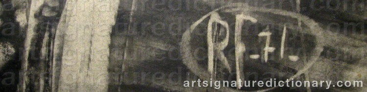 Signature by Roy FRIBERG