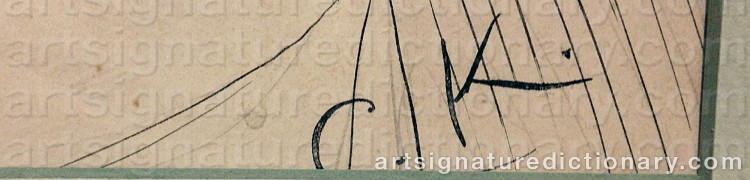 Signature by Carl KRAWE