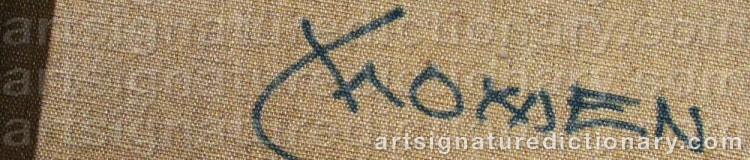 Signature by Karl MOMEN