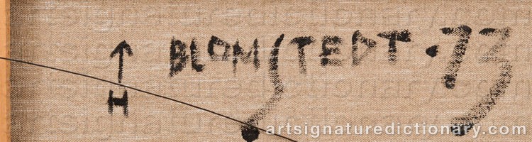 Signature by Juhana BLOMSTEDT