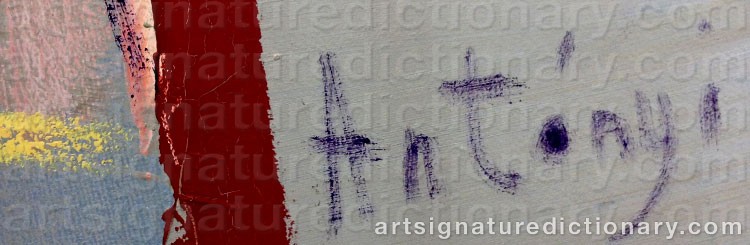 Signature by Imre ANTONYI