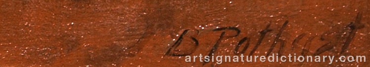 Signature by Bernard POTHAST
