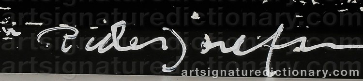 Signature by Peder JOSEFSSON