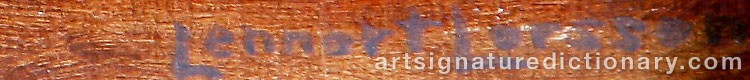 Signature by Lennart LARSSON