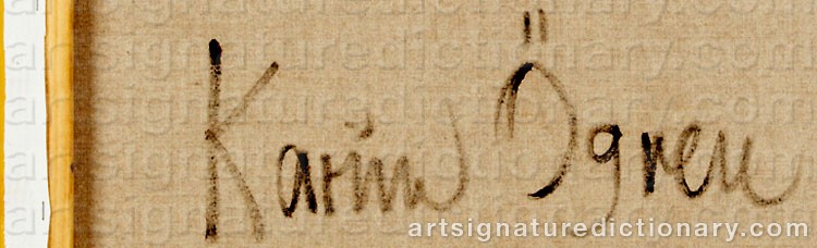 Signature by Karin ÖGREN
