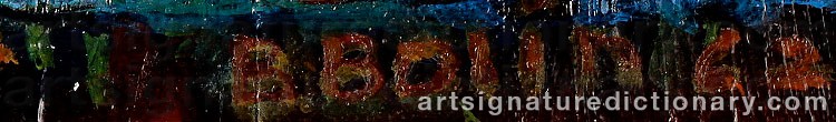Signature by Bengt Arne BOLIN