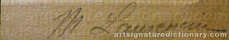 Signature by Marie LAURENCIN