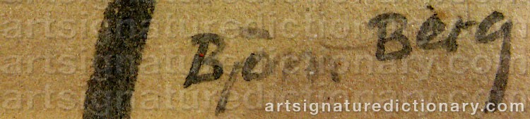 Signature by Björn BERG