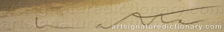 Signature by Roberto MATTA