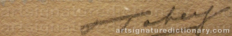 Signature by Mark TOBEY