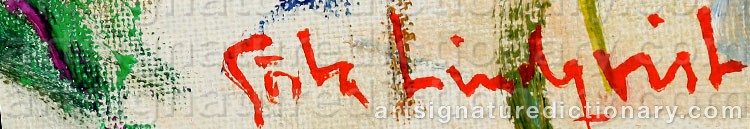 Signature by Gösta LINDQVIST