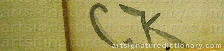 Signature by Carl KRAWE