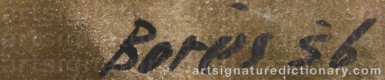 Signature by Francisco BORES