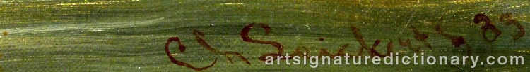 Signature by Charles LEICKERT