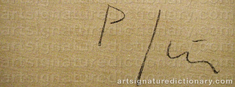 Signature by Peter FRIE